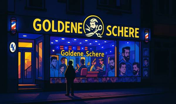 Goldene Schere / Salon Ahmed
