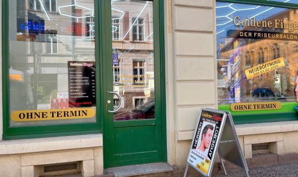 Friseur Salon Goldene Finger 
