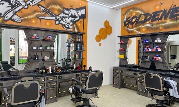 Friseur Salon Goldene Finger 