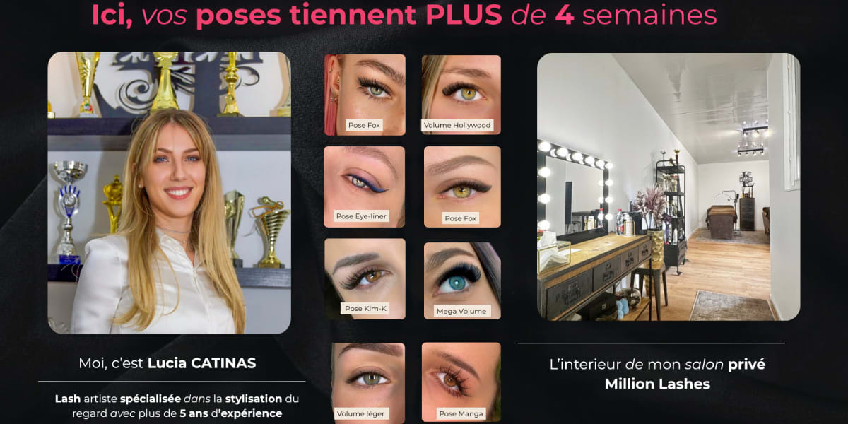 Million Lashes by Lucia - Institut de beauté Dijon - Photo de couverture - OneBooking
