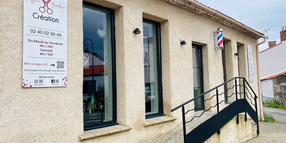 AG Création - Coiffure Saint-Lumine-de-Coutais - Photo de couverture - OneBooking