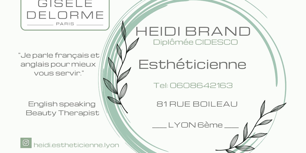HEIDI BRAND - Massage Lyon - Photo de couverture - OneBooking