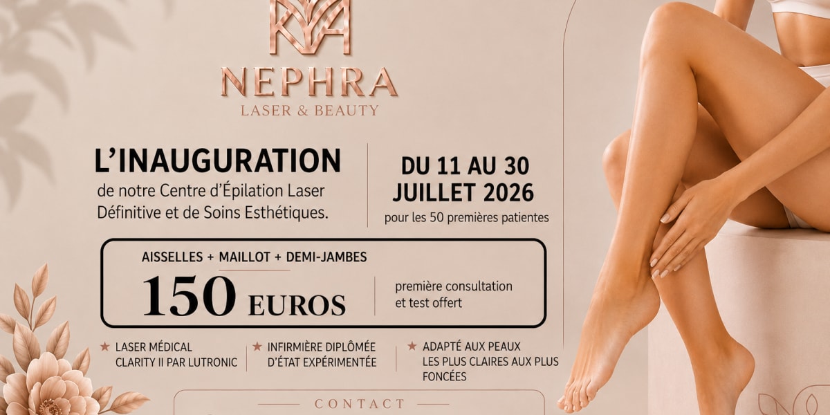 Centre NEPHRA Laser and Beauty - Epilation définitive,Laser Médical Clarity 2 - Infirmière - Coiffure Saint-Denis - Photo de couverture - OneBooking