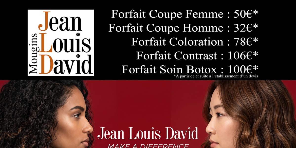 Jean Louis David - Mougins - Coiffure Mougins - Photo de couverture - OneBooking