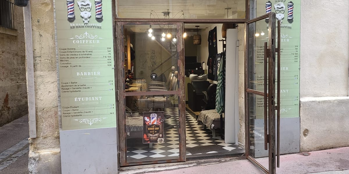 NB HAIR COIFFURE - Coiffeur Barbier - Ancien Coiffeur Barbier by Fabien - Saint F - Coiffure Montpellier - Photo de couverture - OneBooking