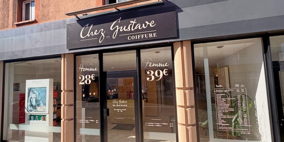 Chez Gustave - Coiffure Toulouse - Photo de couverture - OneBooking