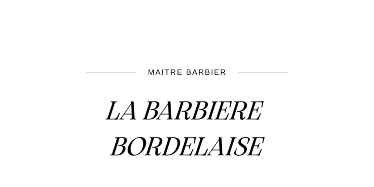 La Barbière Bordelaise by CoLink - Barbier Bordeaux - Photo de couverture - OneBooking