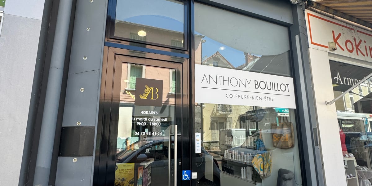 Anthony Bouillot quartier Jeanne d’arc - Coiffure Vichy - Photo de couverture - OneBooking