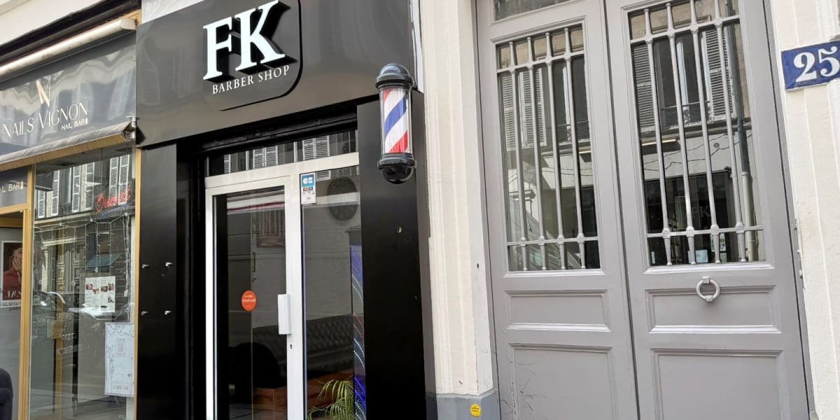 FK Barber - Barbier Paris - Photo de couverture - OneBooking