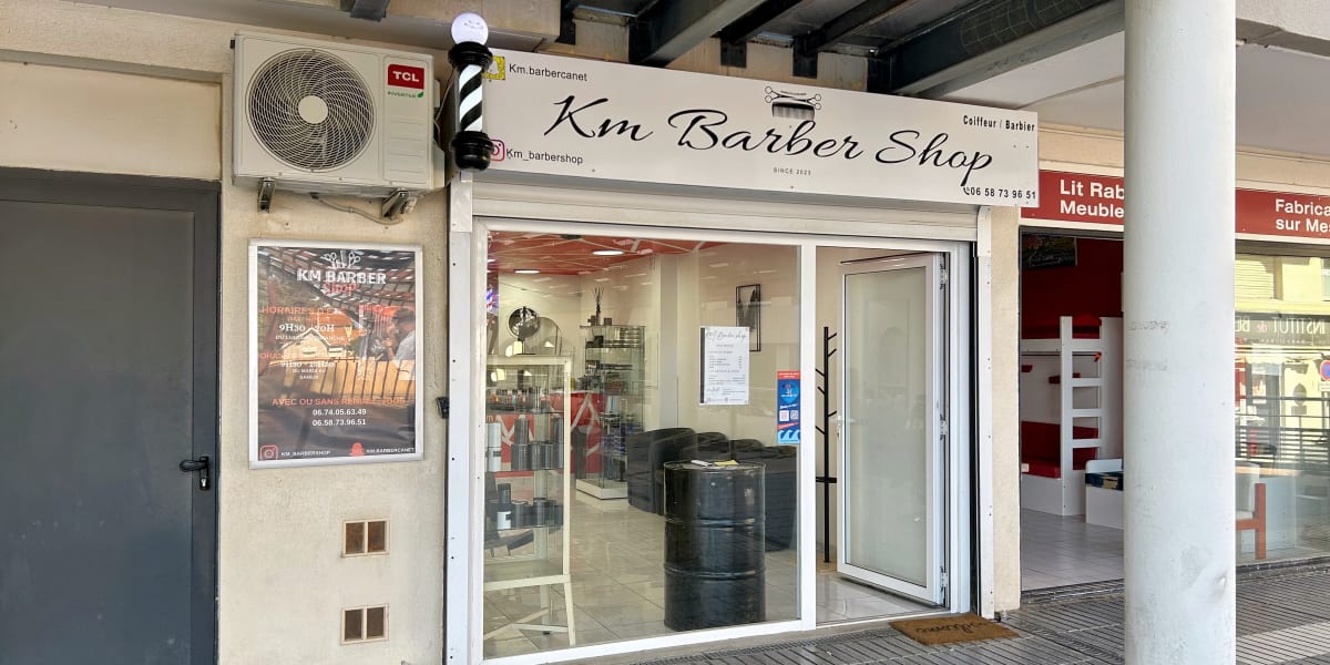 KM Barber Shop - Coiffure Canet-en-Roussillon - Photo de couverture - OneBooking