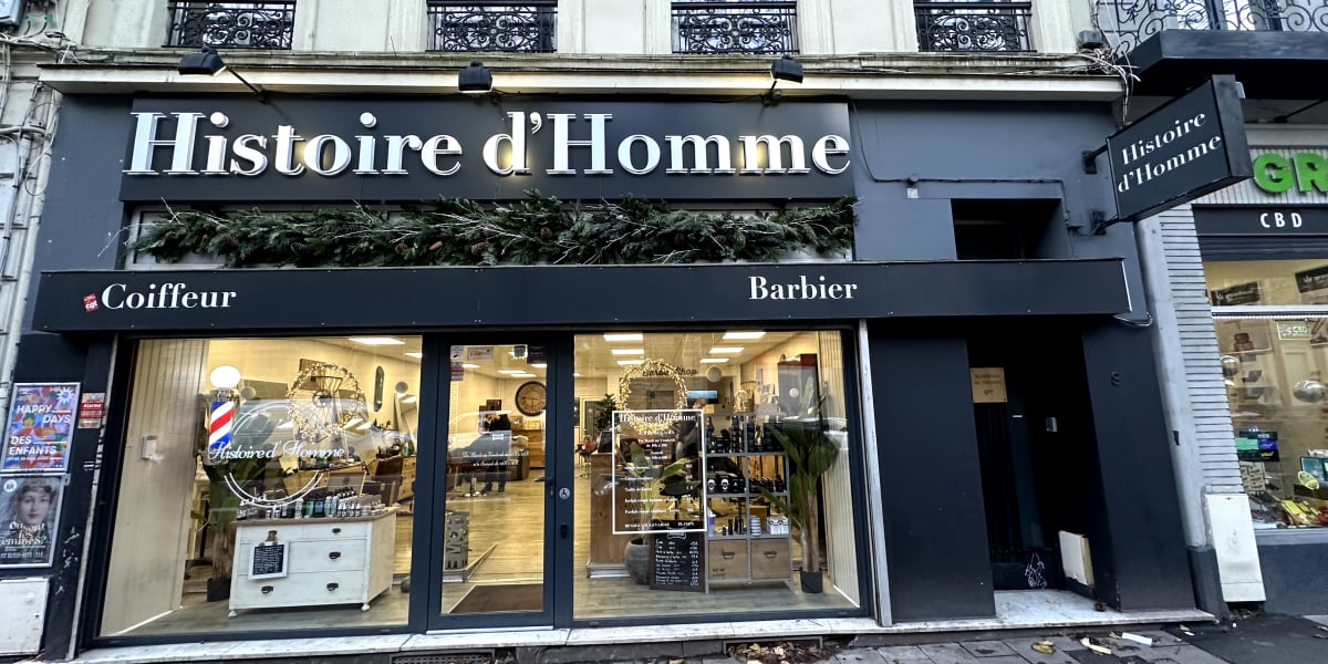 Histoire d'Homme - Coiffure Lille - Photo de couverture - OneBooking