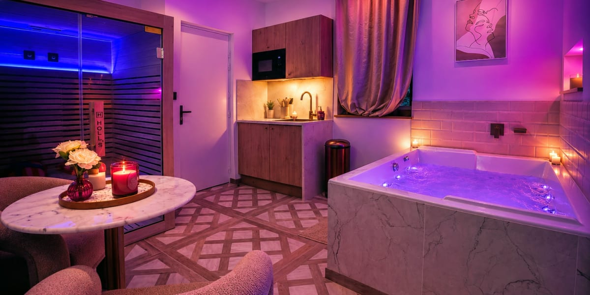 Jacuzzi Spa Privatif l’Hermitage - Spa Dijon - Photo de couverture - OneBooking