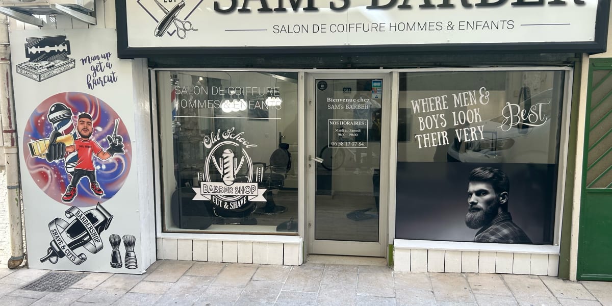 Sam’s Barber - Barbier Orange - Photo de couverture - OneBooking
