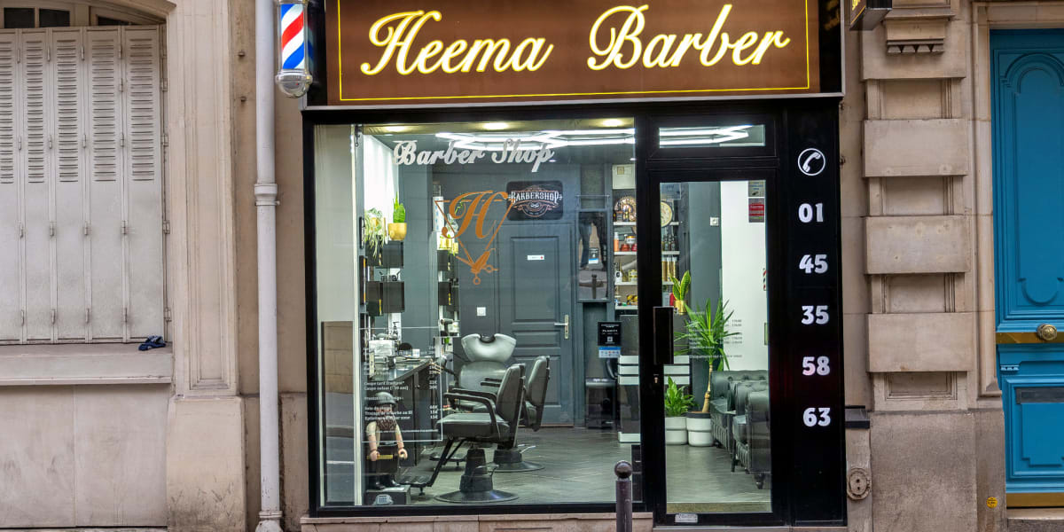 Heema Barber - Barbier Paris - Photo de couverture - OneBooking