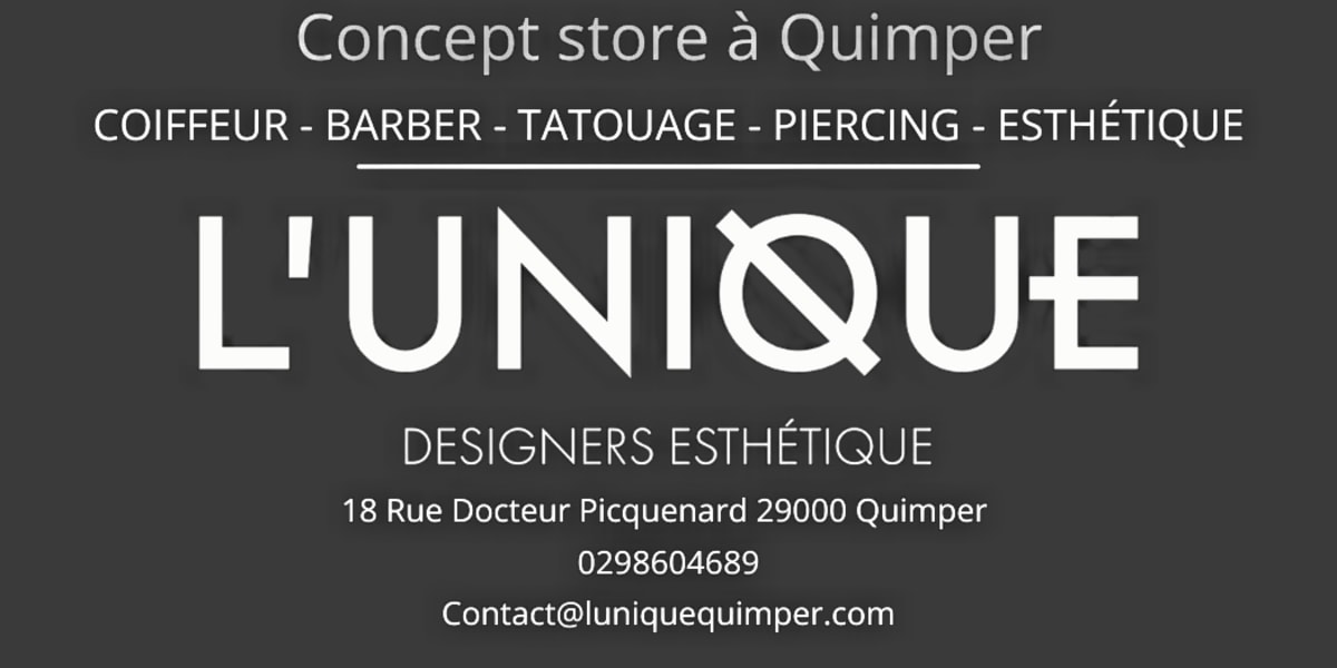 L'UNIQUE - Coiffure / Barber / Tatouage / Piercing / Esthétique - Sourcils & cils Quimper - Photo de couverture - OneBooking