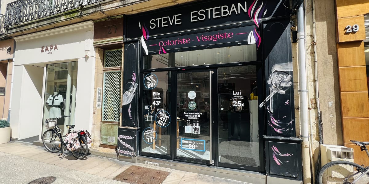 Steve esteban - Elegance Coiffure - Coiffure Dijon - Photo de couverture - OneBooking