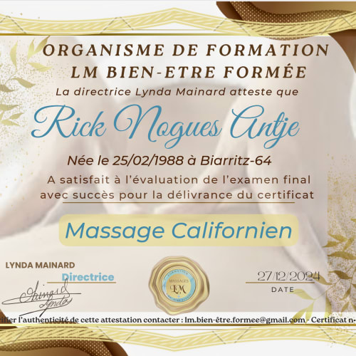 Antje Massage - Massage Bayonne - Antje Massage - Photo Galerie - OneBooking