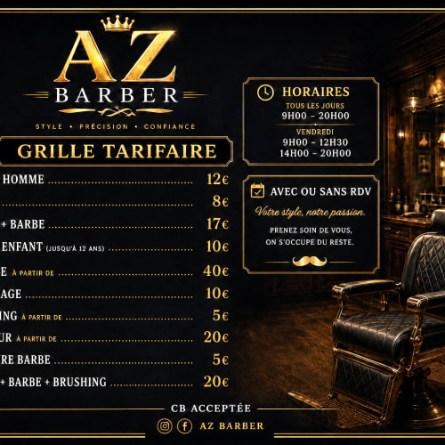 AZ Barber - Barbier Marseille - AZ Barber - Photo Galerie - OneBooking