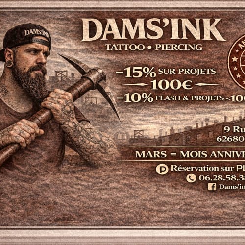 Dams ink - Onglerie Méricourt - Dams ink - Photo Galerie - OneBooking