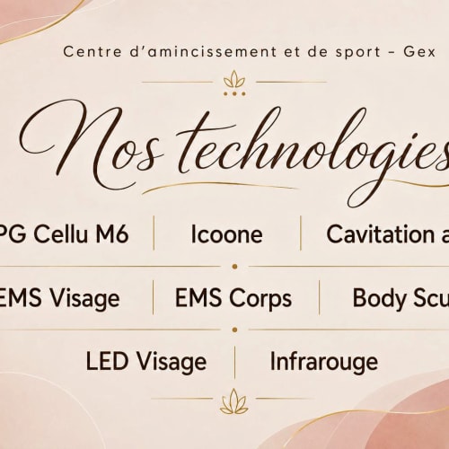 Centre d'Amincissement et de Sport - Esthétique Gex - Centre d'Amincissement et de Sport - Photo Galerie - OneBooking