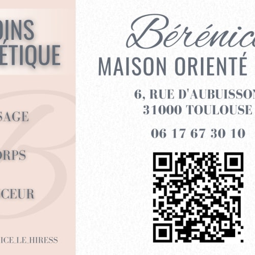 Bérénice Maison Orienté Sens - Massage Toulouse - Bérénice Maison Orienté Sens - Photo Galerie - OneBooking