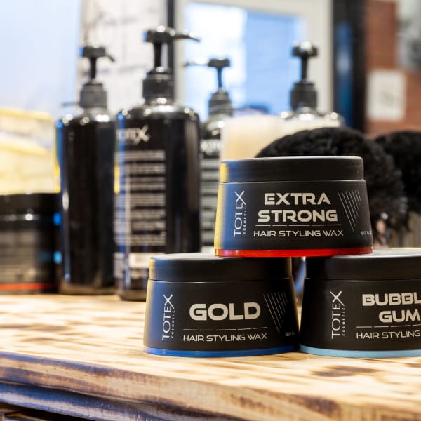 Produits coiffants utilisés au salon