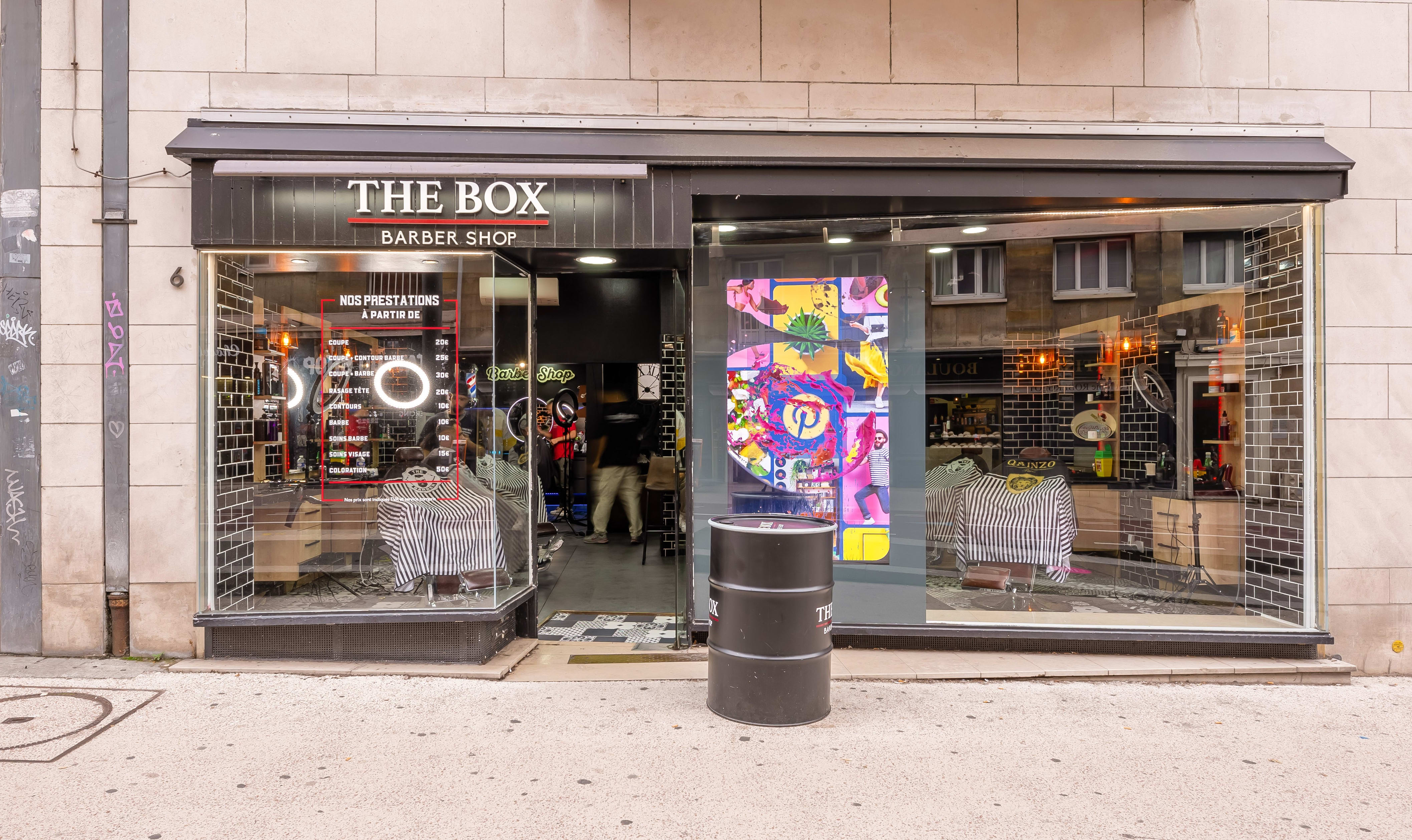 THE BOX : barbier à Rouen - Planity - RDV en ligne