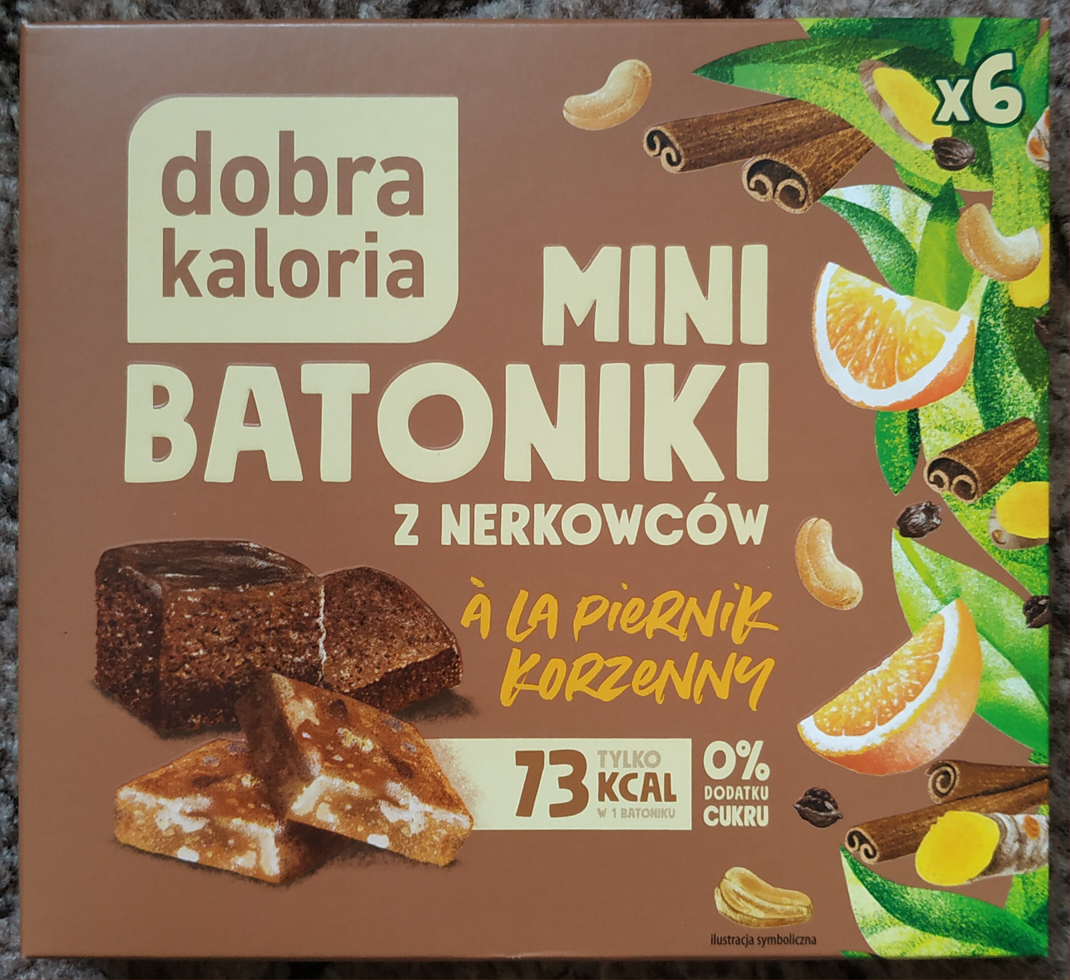 Mini batoniki z nerkowcow à la piernik korzenny