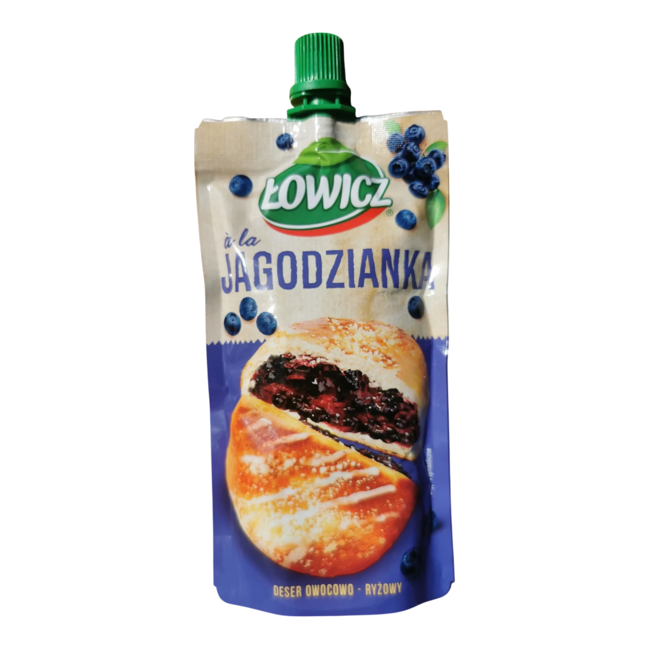 Deser owocowo-ryżowy o smaku Jagodzianki