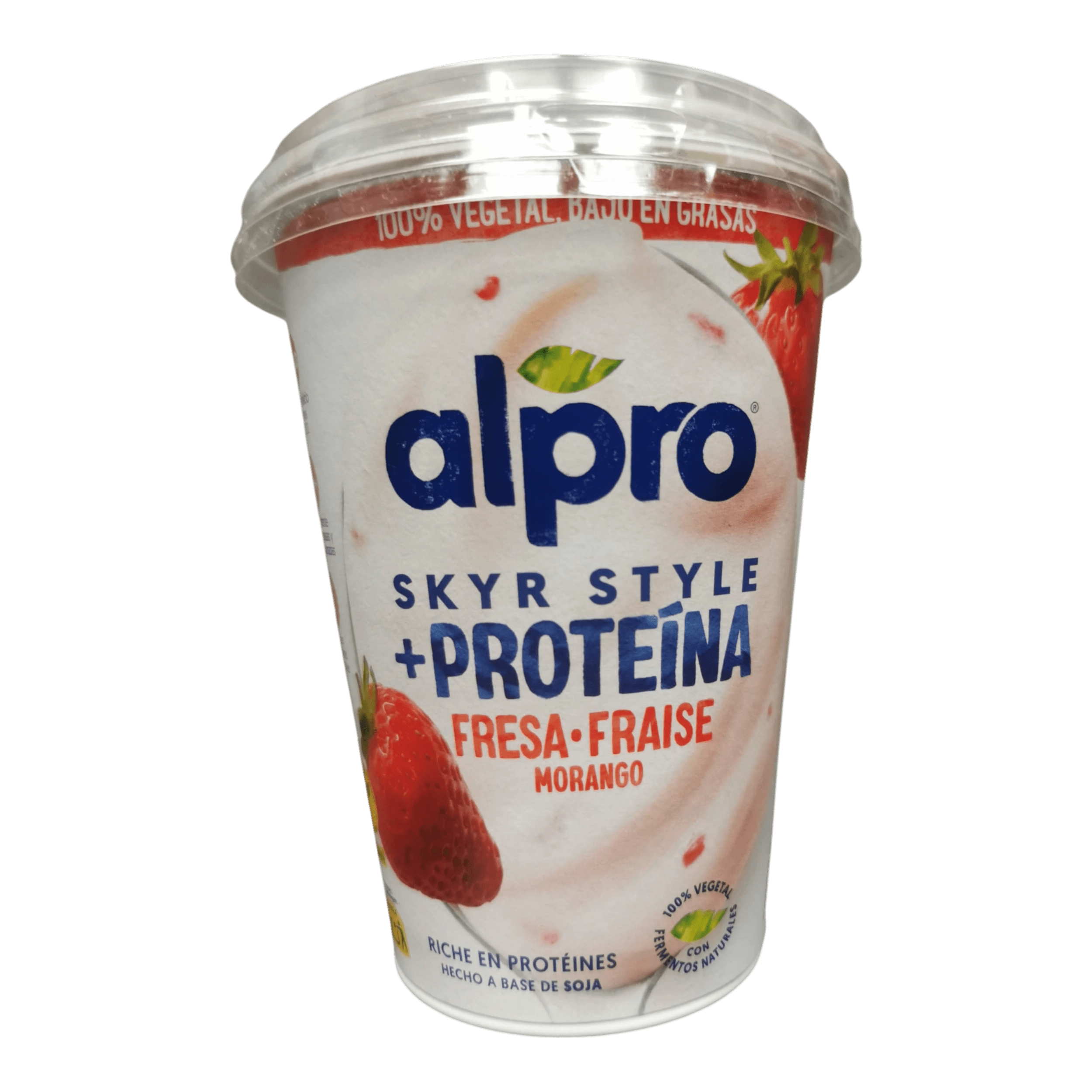 Jogurt sojowy typu Skyr truskawkowy