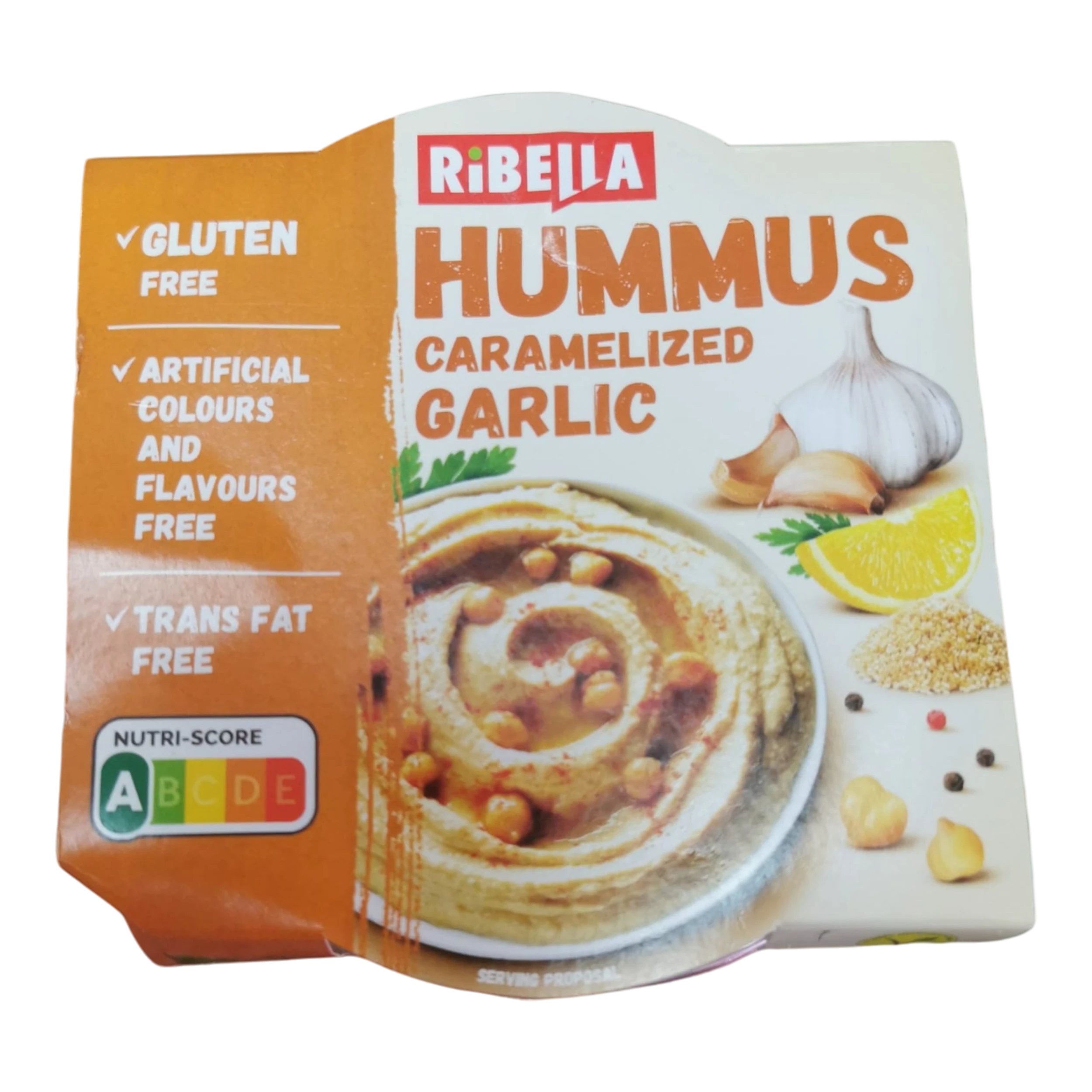 Hummus z karmelizowanym czosnkiem