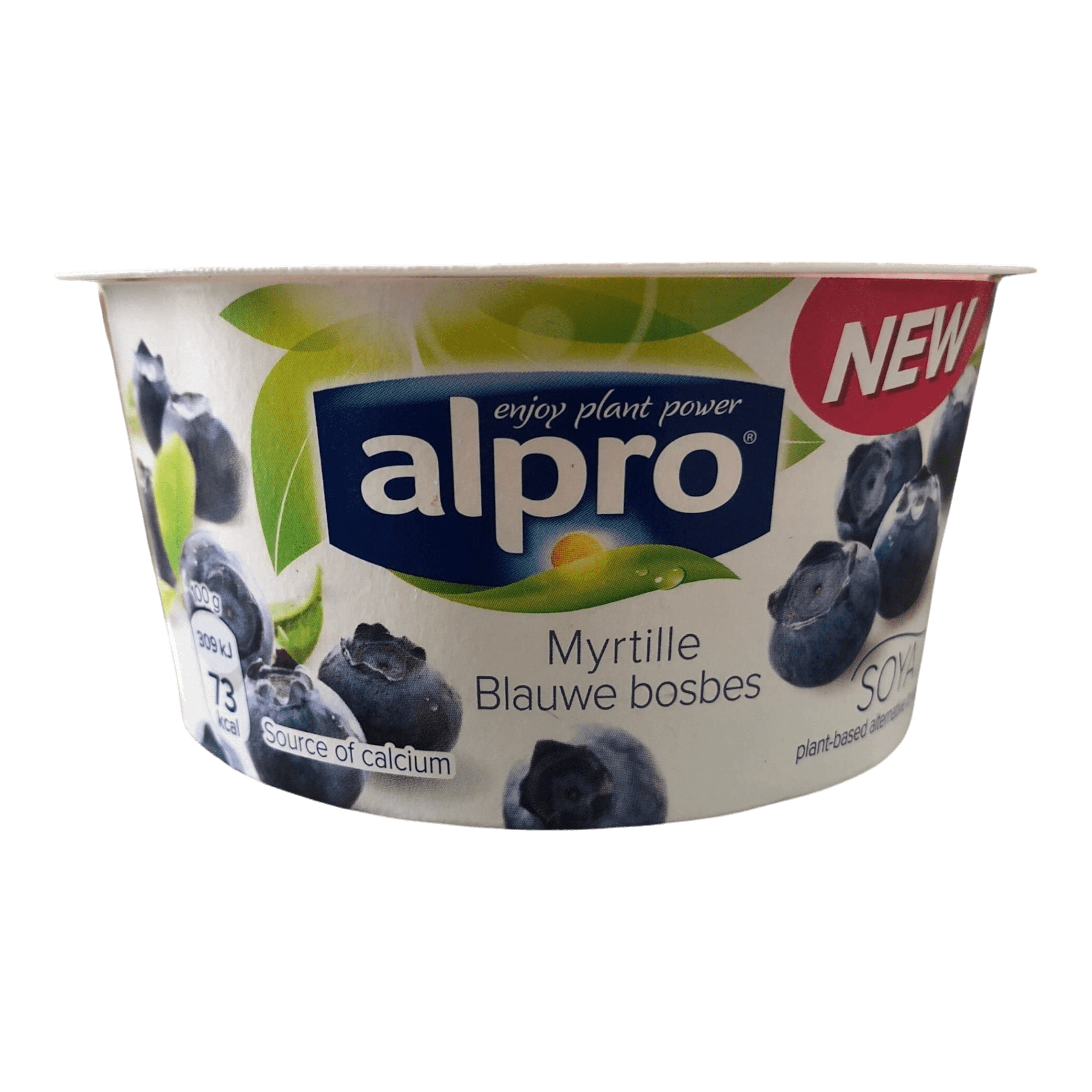 Jogurt sojowy jagodowy z wapniem