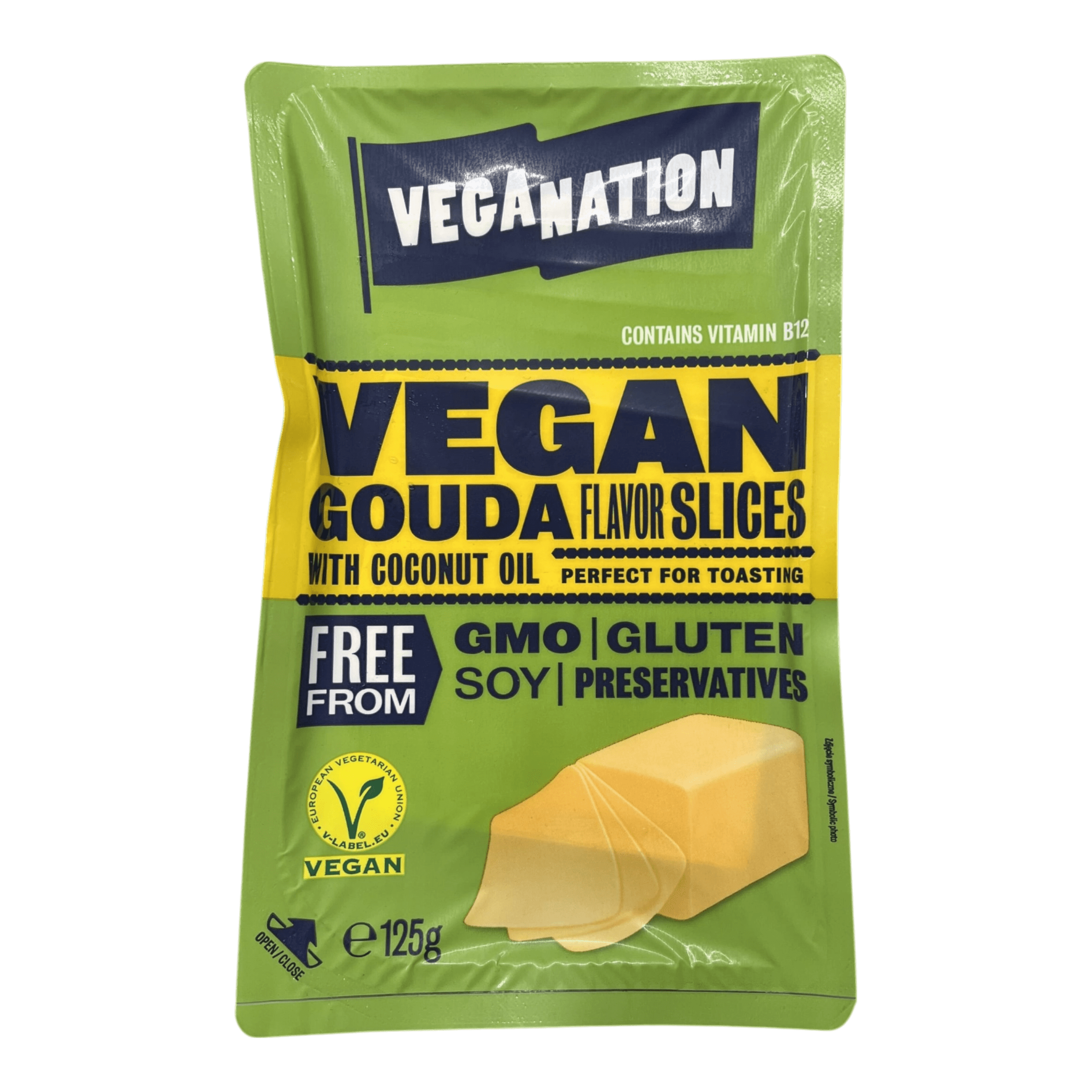 Roślinne plastry o smaku sera Gouda