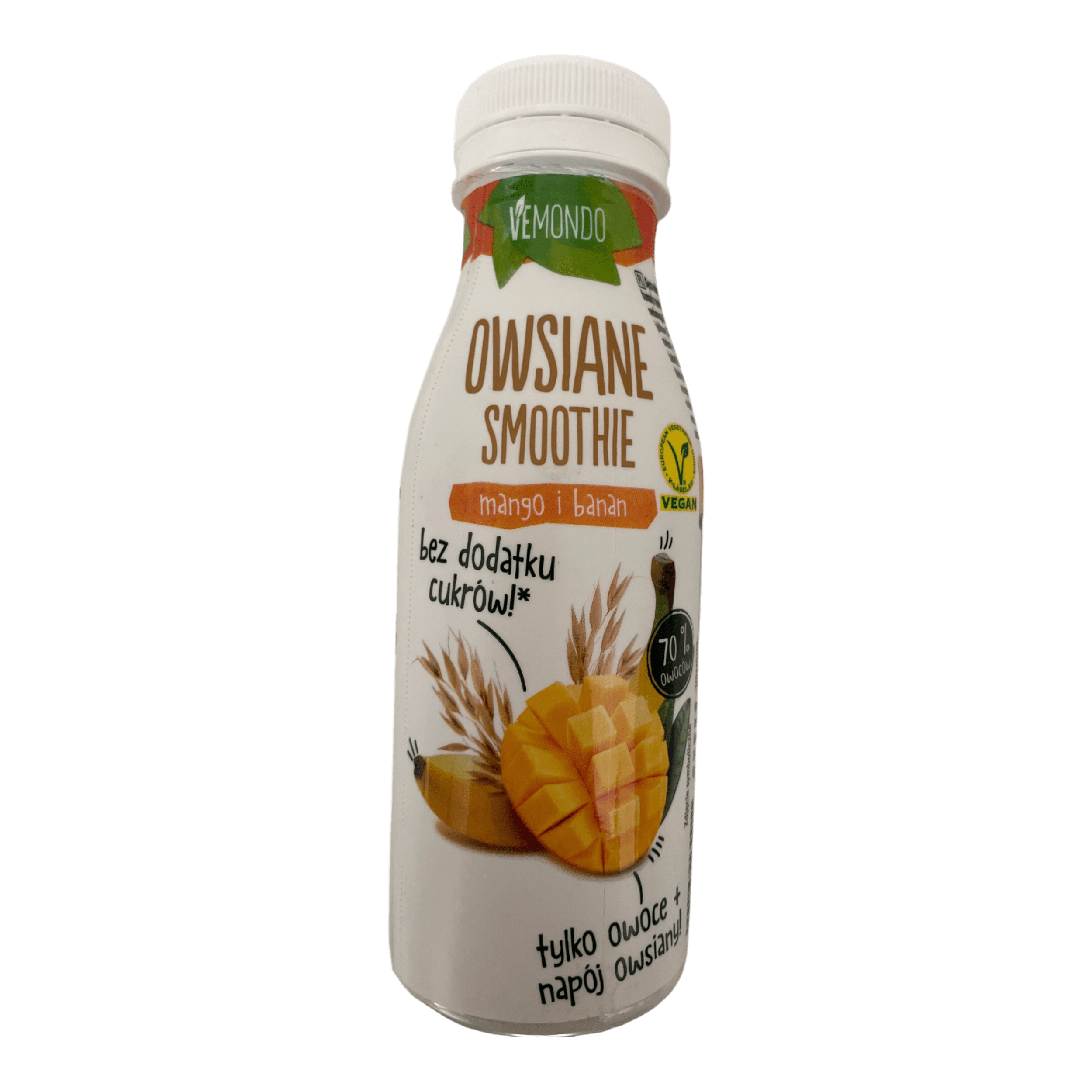 Smoothie owsiane mango-banan