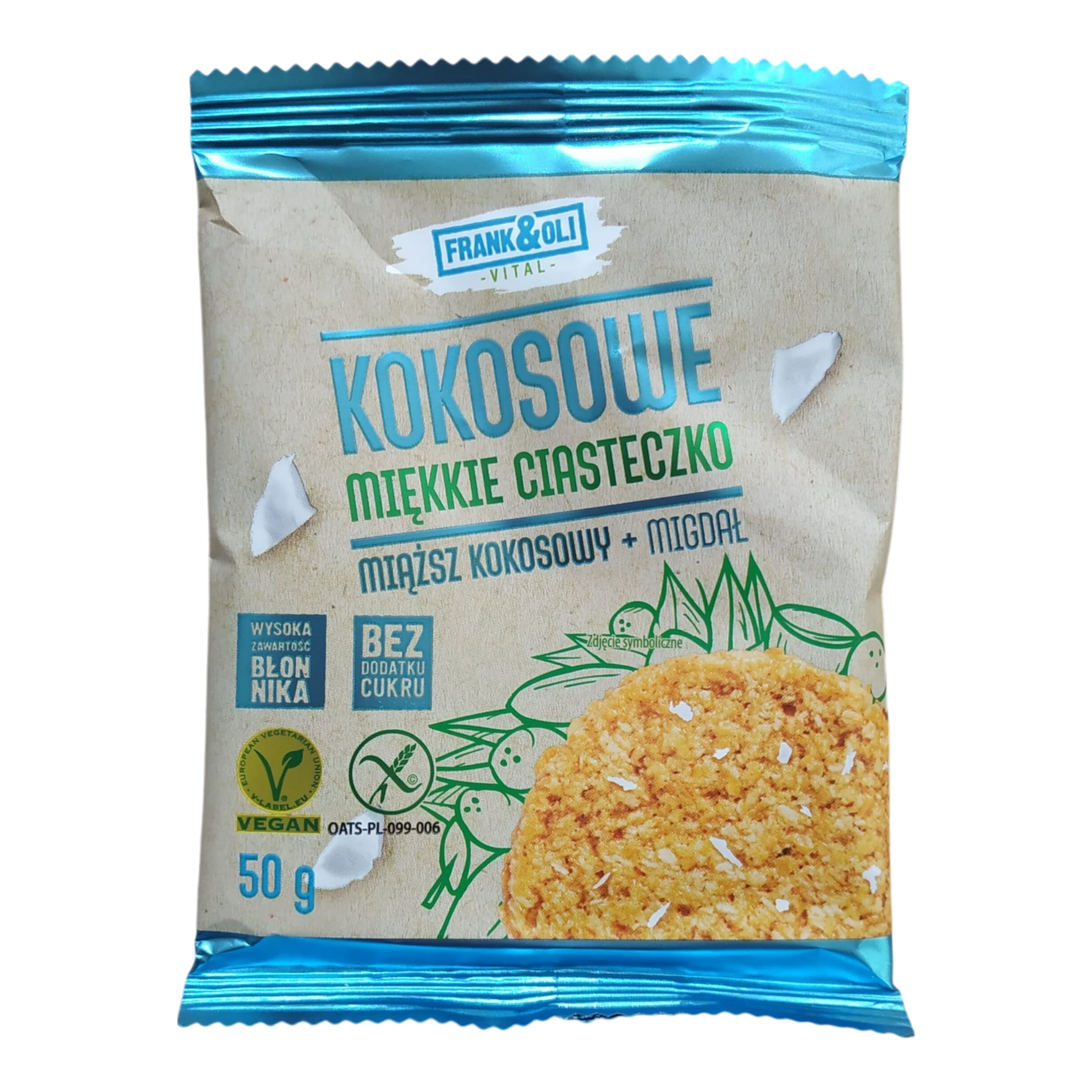 Miękkie ciasteczko kokosowe