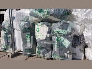 Styropian odpady - czysty