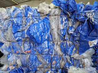 LDPE film blue 
