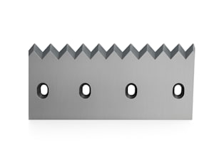 Noże zębate do kruszarek