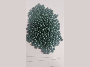HDPE regranulate green