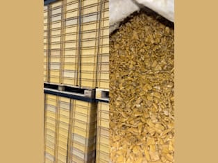 Przemiał HDPE z skrzynek