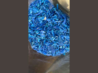 HDPE regrind from blue