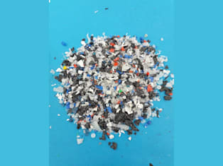 HDPE Mix blue - bottle