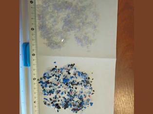 PVC transparent, mozaika