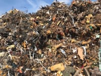 Steel scrap contaminated