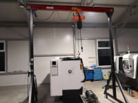 Gantry crane, winch -