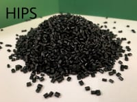 HIPS black regranulate