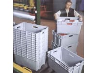 Rotary containers, stack