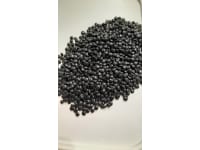 Black PP regranulate.