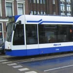 The first polyurethane tram…