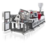 Dryerless PET extrusion with…